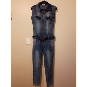 Denim jumpsuit